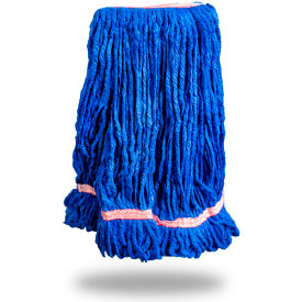 Libman Commercial 14 Oz. Looped-End Wet Mop Head Blue 1794 - Pkg Qty 12