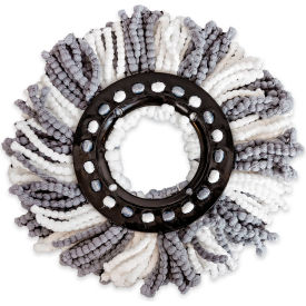Libman Commercial Pro-Grade Tornado Spin Mop Refill White/Black 1888 - Pkg Qty 5