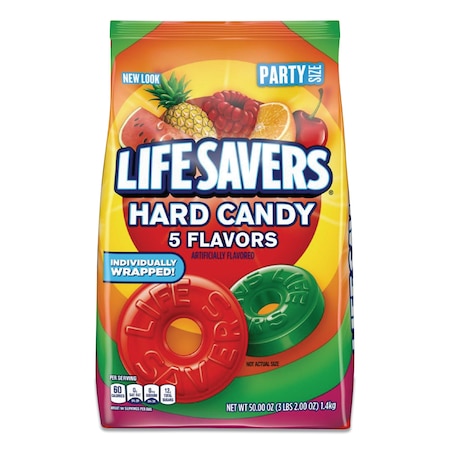 Hard Candy, Original Five Flavors, 50 oz Bag MPN:28098