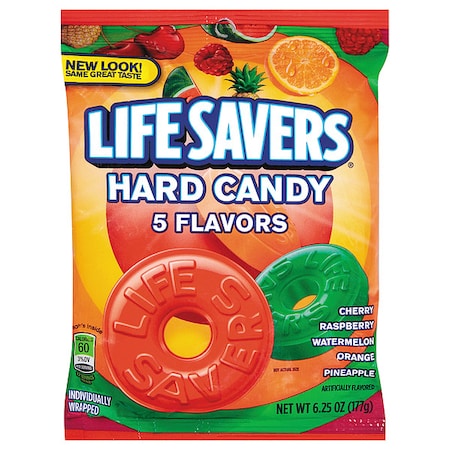 Hard Candy, Original Five Flavors, 6.25 oz Bag MPN:88501