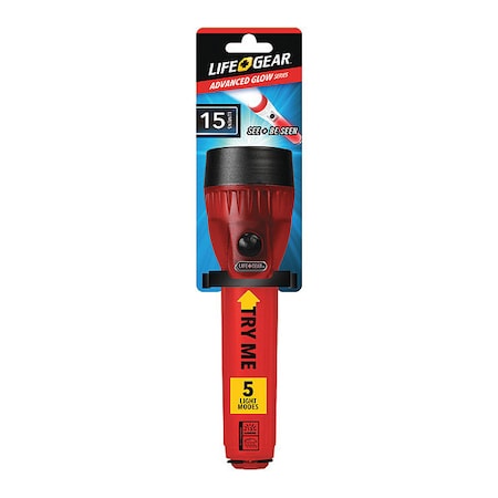 Flashlight, Glow, Mini, Red, LED MPN:LG124