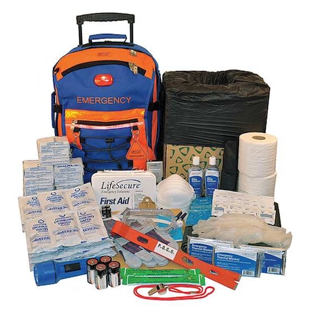 Emergency Kit, Nylon 146 Components, 30 People Served MPN:10850