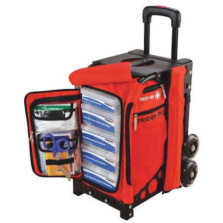 Modular First Aid Station, Polyester Bag, 274 Components, 50 People Served MPN:31500