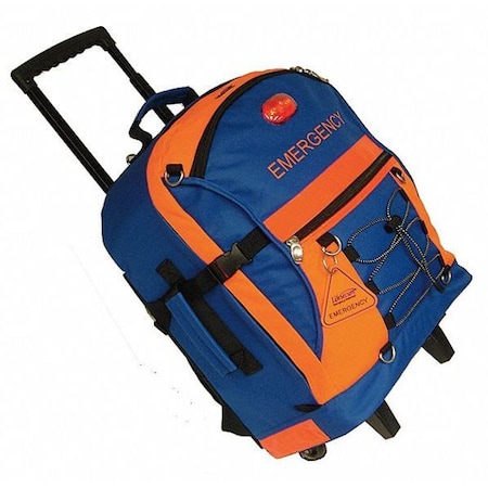 Emergency Kit Backpack, 600 Denier Polyester 0 Components, 1 People Served MPN:60345