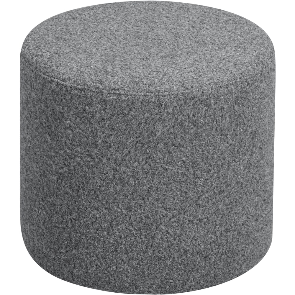 Lifestyle Solutions Gareth Fabric Ottoman, 17inH x 19inW x 19inD, Gray MPN:510A001GRY