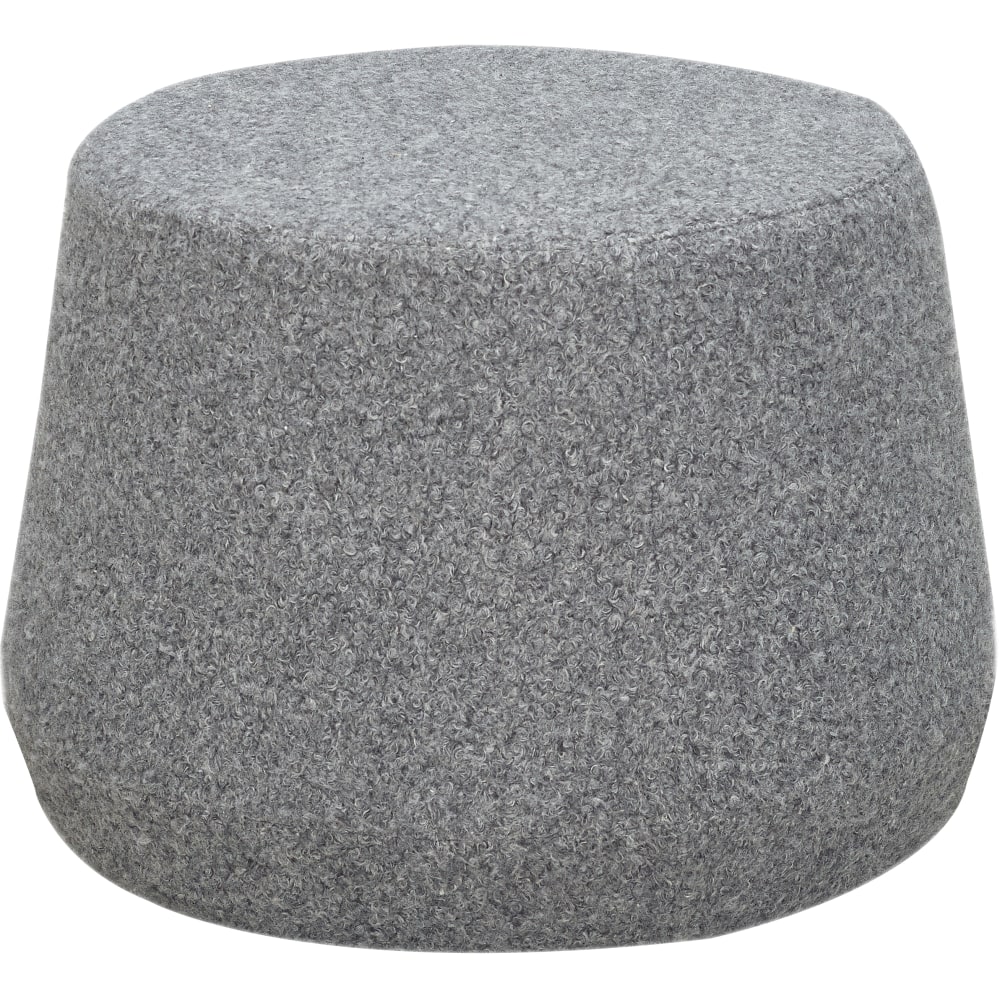 Lifestyle Solutions Brant Fabric Ottoman, 17inH x 24inW x 24inD, Gray MPN:510A003GRY