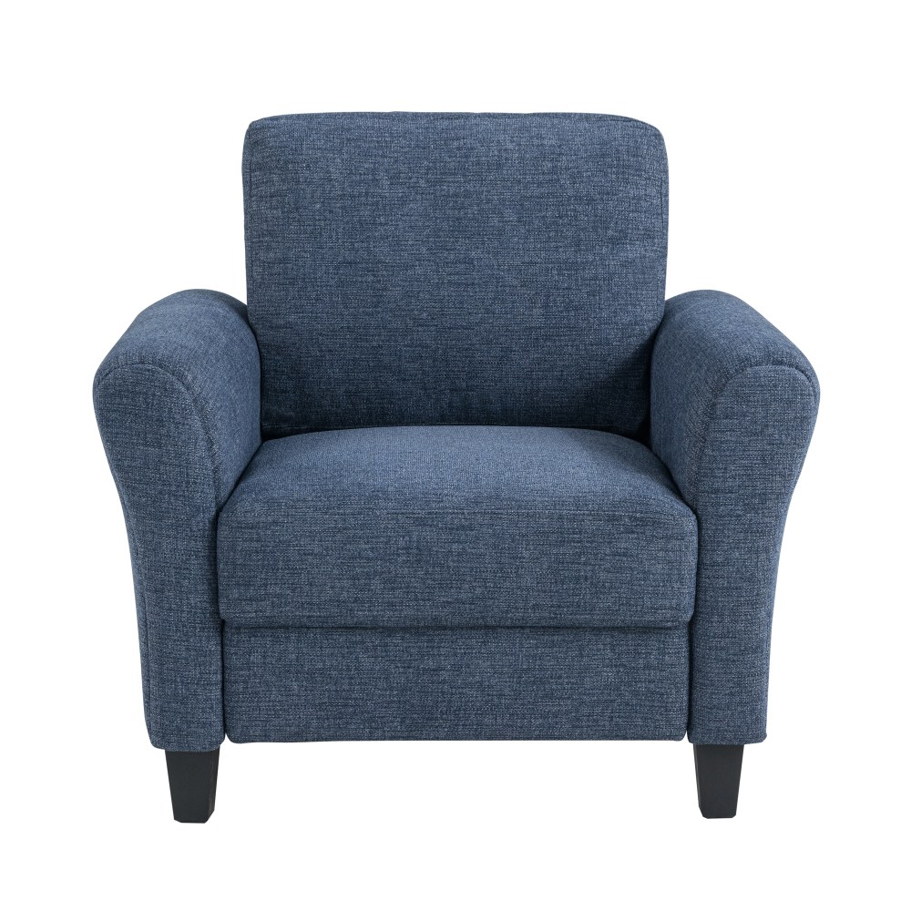 Lifestyle Solutions Winslow Chair With Rolled Arms, Blue MPN:CCWENKS1BLURA