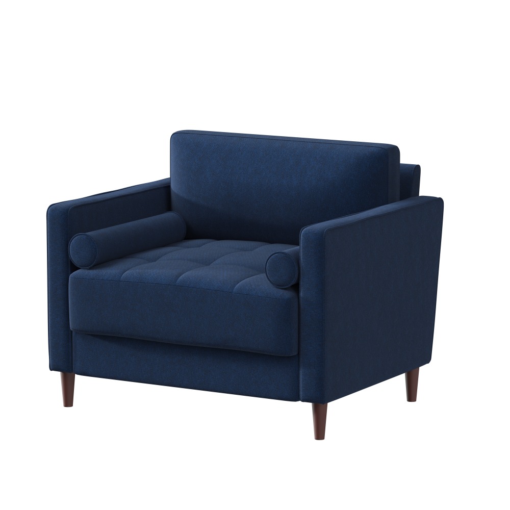 Lifestyle Solutions Lillian Chair, Navy Blue MPN:LKLGF2SP1GU3051