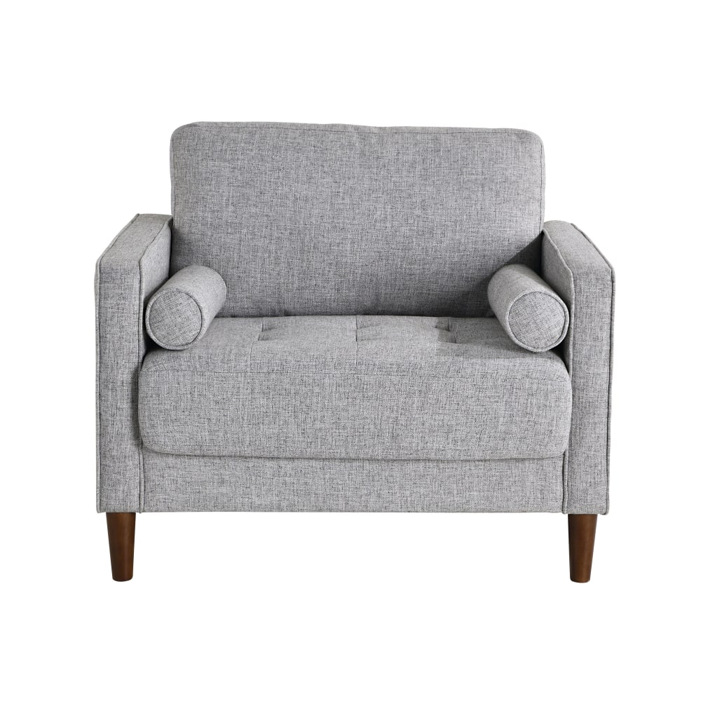 Lifestyle Solutions Lillian Chair, Light Gray/Natural MPN:LKLGF2SP1LTG-C