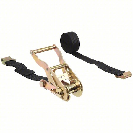 Tiedown, Rtcht Strap Asmbly, 330lb, Flat Hk MPN:60102