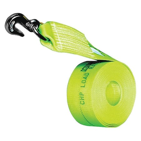 Tiedown, Winch Strap, WLL5000 lb, Grab Hook MPN:61209