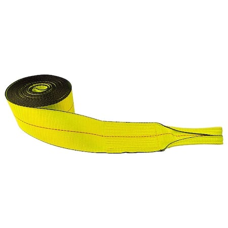 Winch Strap, Winch, 27 ft. x 4 In., 5000 lb, Color: Yellow MPN:61217