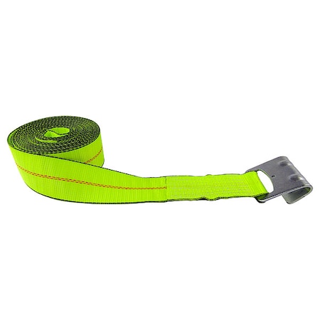 Tiedown, Winch Strap, WLL5000 lb, Flat Hook MPN:TE61204