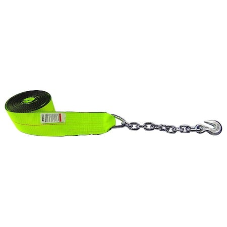 Tiedown, Winch Strap, 5000 lb, Chain Anchor MPN:TE61215