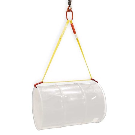 Drum Sling, Yellow, Horizontal, Polyester MPN:DSH601D