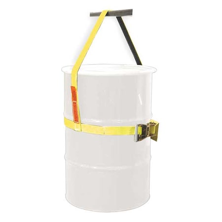 Drum Sling, Yellow, Vertical, Polyester MPN:DSV602DX36IN