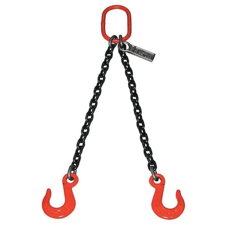 Chain Sling, 3/8 in Size, G100, 18 ft L, DOS MPN:38DOSW10X18