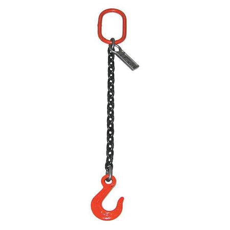 Chain Sling, 7/32 in Size, G100, 6 ft L, SOS MPN:732SOSW10X6