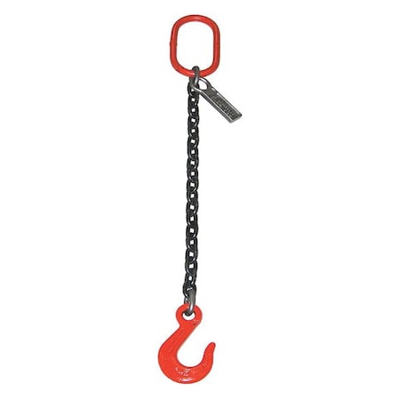 Chain Sling, 9/32 in Size, G100, 6 ft L, SOS MPN:932SOGW10X6