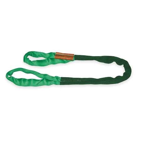 Round Sling, Flat Eye, 4 ft L, 10600 lb Cap MPN:EE60X4