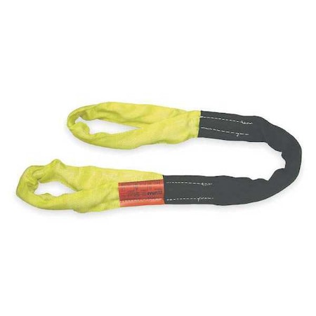 Round Sling, Flat Eye, 4 ft L, 16800 lb Cap MPN:EE90X4