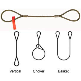 Lift-All® 34IEEX4 Permaloc™ Wire Rope Sling 3/4