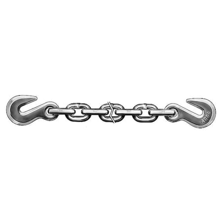 Straight Chain, Crbn Steel, 20'L, 4, 700 lb MPN:16001