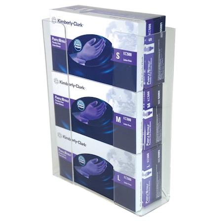 Glove Box Holder, Acrylic, Triple MPN:CCG3061282