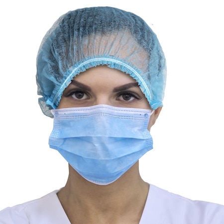 Bouffant Cap 24 in, Blue, PK2000 MPN:OBCP89724B