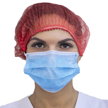 Bouffant Cap 24 in, Red, PK2000 MPN:OBCP89724R