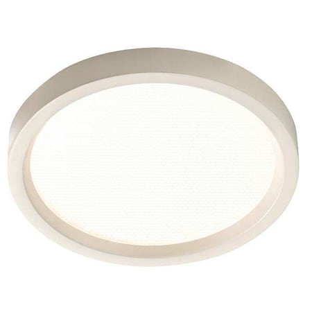 LEDSlimDwnLght, 53/8inD, Wht, Plastic MPN:S5R827K7