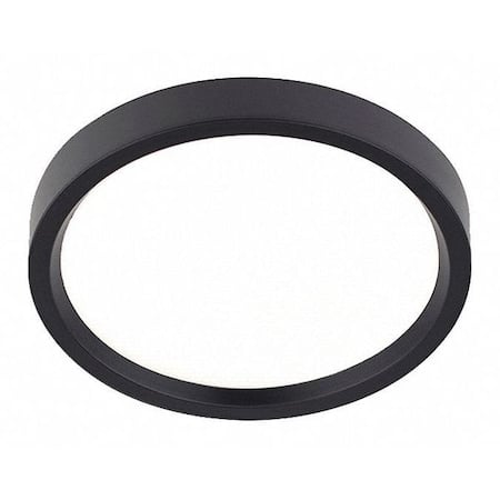 RoundDownlight, 7inD, Black, Plastic, 7inL MPN:S7R840K10BK