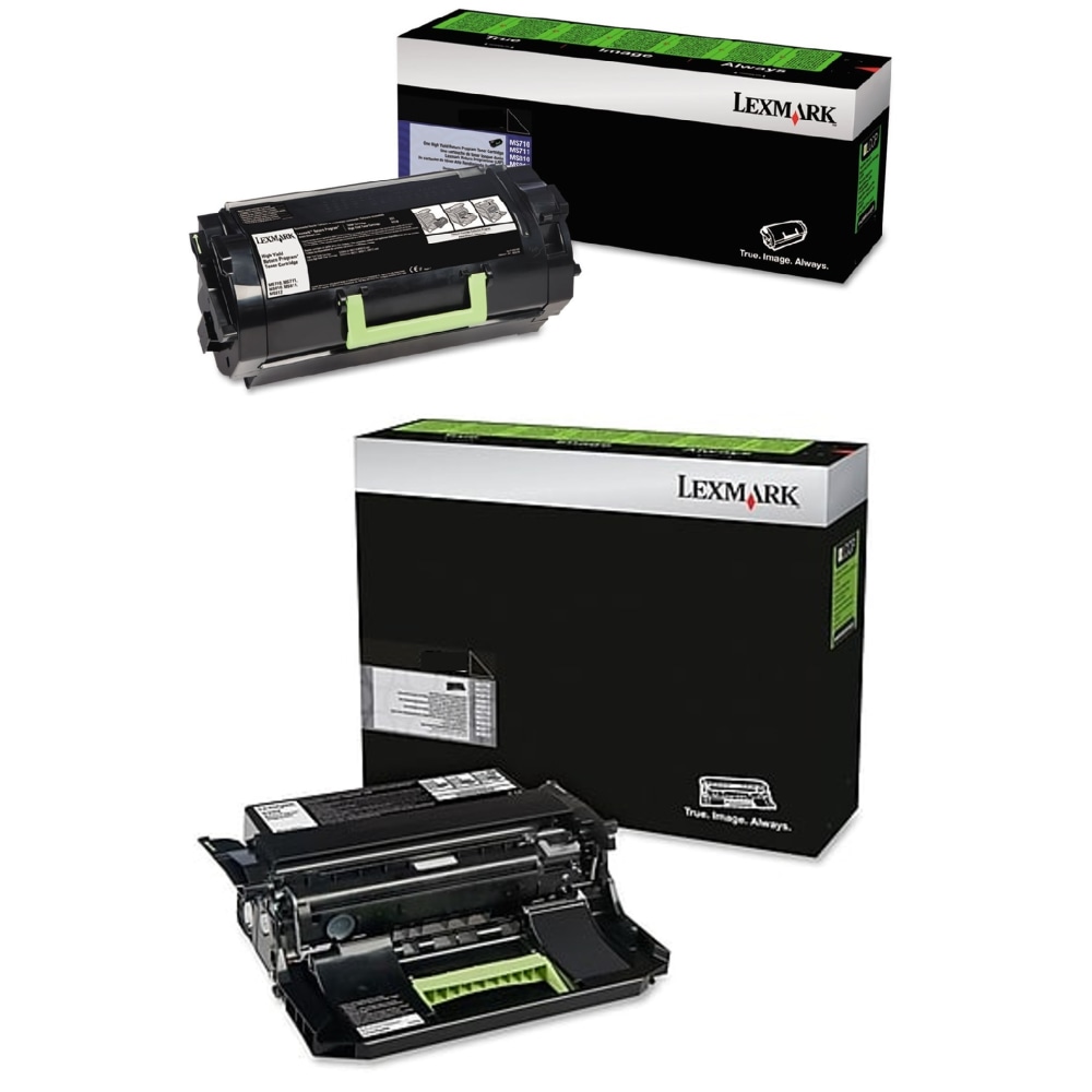 Lexmark 50F0U0G Ultra High-Yield Return Program Black Toner Cartridge And Imaging Unit Set, 50F0U0GZ-OD MPN:50F0U0GZ-OD