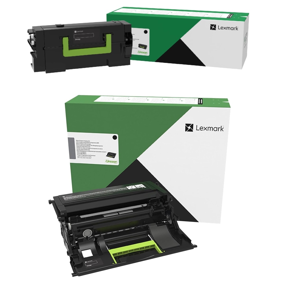 Lexmark 58D1U00 Ultra High-Yield Return Program Black Toner Cartridge And Imaging Unit Set, 58D1U00Z-OD MPN:58D1U00Z-OD