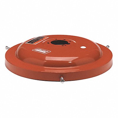 Drum Cover Red Steel 16 gal MPN:46007
