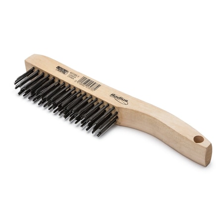 Carbon Steel Wire Brush, 4 x 16 Row MPN:K3185-1
