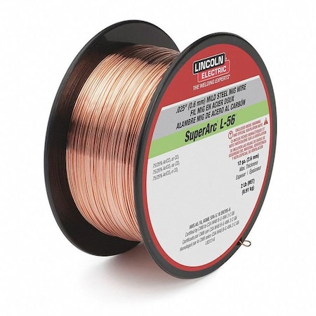 MIG Welding Wire, L-56, .035, Spool MPN:ED030632