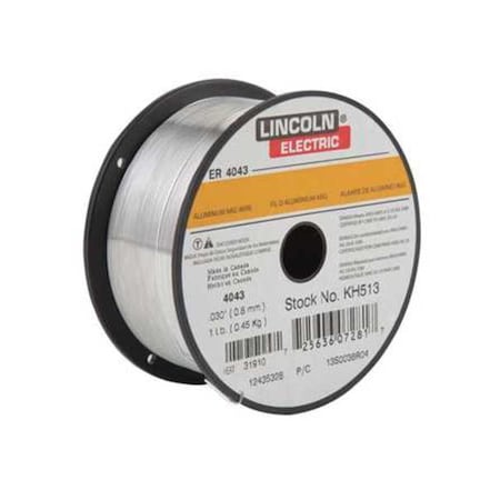 MIG Welding Wire, 4043, .030, Spool MPN:KH513