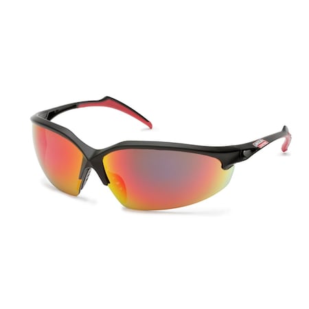 Welding Safety Glasses, Anti-Scratch, Red Mirror Lens, Half-Frame MPN:K2970-1