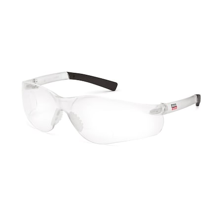 Bifocal Welding Safety Glasses, Anti-Scratch, Clear Lens, 1.0 Diopter MPN:K3117-100