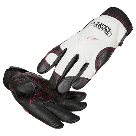 Steel Worker Welding Gloves, Elastic Cuff, Full Thumb, Premium M, 1 PR MPN:K3231-M