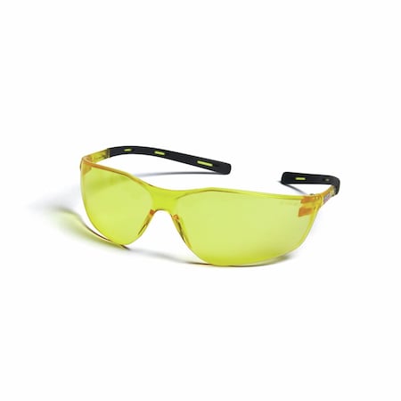 Safety Glasses, Amber, Anti Scratch MPN:K4674-1