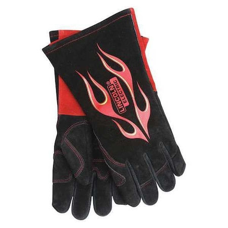 Welding Gloves, Gauntlet Cuff, Wing Thumb, A leather, L, 1 PR MPN:KH783