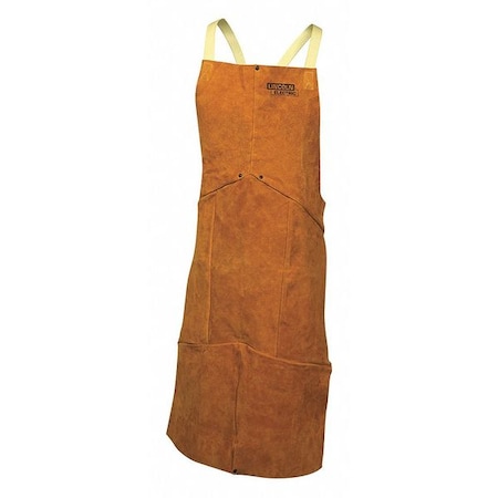 Welding Waist Apron, Leather, 45 in Length, Black MPN:KH804