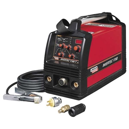 TIG Welder, Invertec V160-T Series, 115V AC, 230V AC, 160 Max. Output Amps, 90A at 13.6V Rated Output MPN:K1845-1