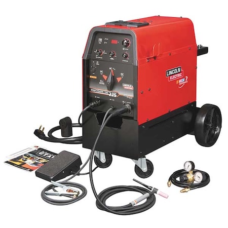 TIG Welder, Precision TIG 225 Series, 208V AC, 230V AC, 230 Max. Output Amps MPN:K2535-2