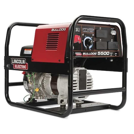 Engine-Driven Welder, Bulldog 5500 Series, Recoil Start, 9 hp, Gas, 5, 500 W Peak MPN:K2708-2