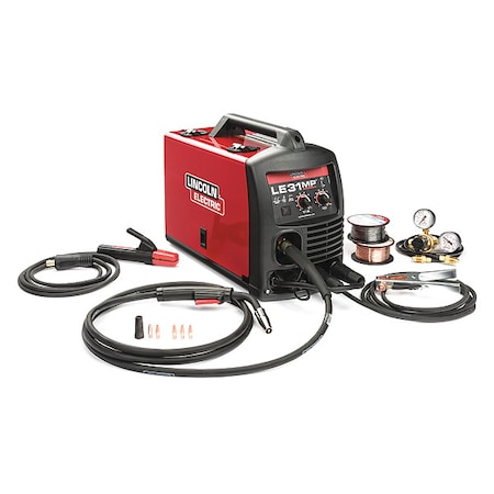 Multiprocess Welder, LE31MP®, Phase Single-Phase, 120V AC, DC TIG, Flux-Cored, MIG, Stick MPN:K3461-1