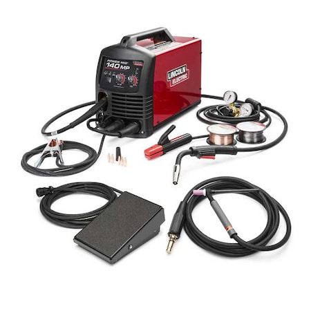Multiprocess Welder, Power MIG 140MP, Single-Phase, 120V AC MPN:K4499-1