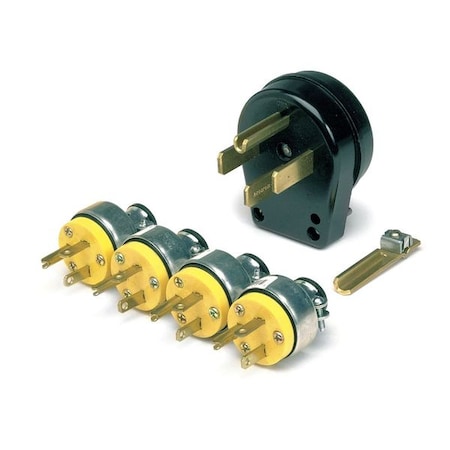 Power Plug, Four 115V Plugs, 50 Amps MPN:K802N